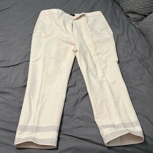 Like new condition- White House Black Market cropped pants size 12